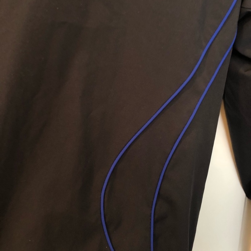 Adidas Black Blue Quarter Zip Shell & Fleece - Picture 2 of 8
